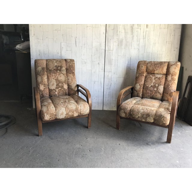 Set of Vintage Art Deco Armchairs, 1930s For Sale - Image 11 of 11