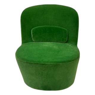 Vintage Italian Swivel Cocktail Lounge Chair, Italy, 1970s For Sale