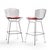 Mid-Century Modern Harry Bertoia for Knoll Mid Century Chrome Bar Stools - Pair For Sale - Image 3 of 15