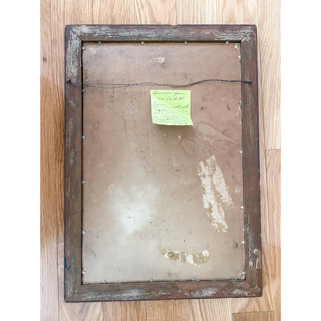 Early 20th Century Early 1900s Framed Virginia River Scene by Emerging African American Artist For Sale - Image 5 of 7