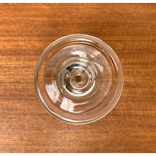 Glass Vintage Glass Twisted Candle Stick Holder, 1970s For Sale - Image 7 of 18