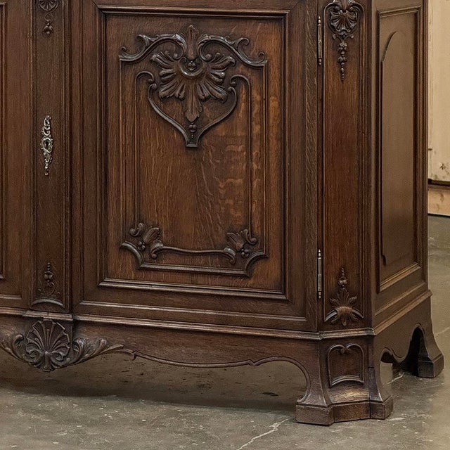 Burnt Umber 19th Century Liegoise Louis XIV Buffet ~ Credenza For Sale - Image 8 of 18