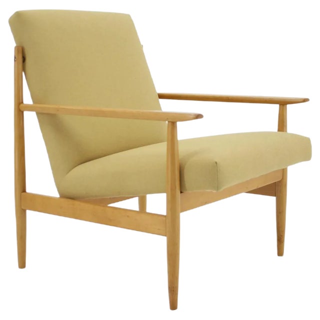Beech Armchair, Czechoslovakia, 1960s For Sale