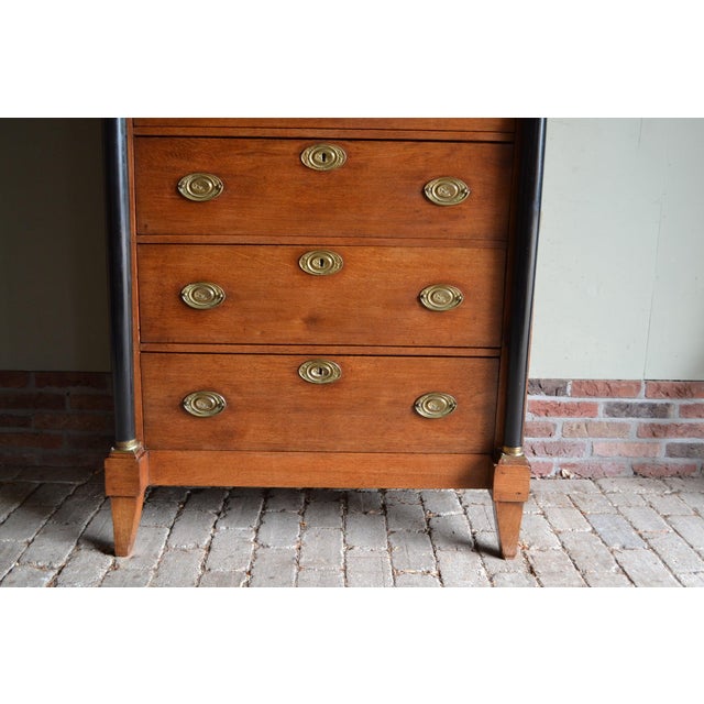 Antique Oak Empire Chiffonier For Sale - Image 4 of 10