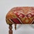 Red Custom Bench Upholstered in Vintage Turkish Rug With Nailhead Trim For Sale - Image 8 of 12