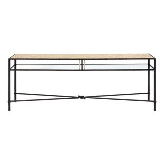Giacometti Style, Italian Modernist Console Table, Circa 1970 For Sale