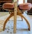 Vintage Mid-Century Egyptian Camel Saddle Stool - Leather & Wood Ottoman For Sale In Phoenix - Image 6 of 6