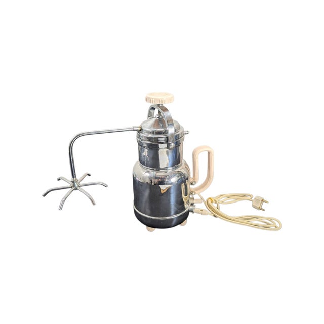 Cream Vintage Olimpic Coffee Maker, 1950s For Sale - Image 8 of 8