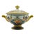 Gold Trimmed Chinese Export Covered Dish For Sale