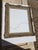 Cream Antique Wood Frame With Carved Gesso Details and Painted Finish For Sale - Image 8 of 18