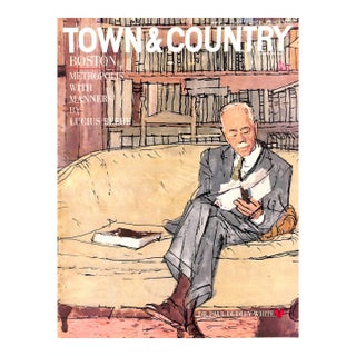 Town & Country Magazine Boston Metropolis W/ Manners by Lucious Beebe April 1962 For Sale