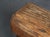 Brown Robust Primitive Wood Stool, Europe, 1970s For Sale - Image 8 of 9