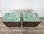 Vintage Oak Bedside Tables with Glass Tops, 1960, Set of 2 For Sale - Image 6 of 18