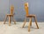 Vintage Brutalist Heart-Shaped Side Chairs, 1960s, Set of 2 For Sale - Image 4 of 9