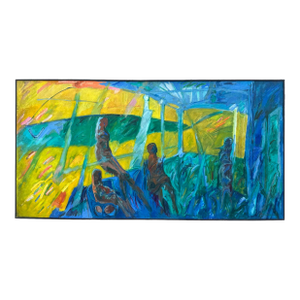 “Painting Porch” Oil on Canvas Painting by Abbott Pattison