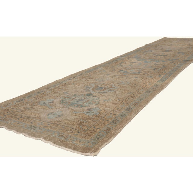 79794 Vintage Persian Sultanabad Rug, 02'11 x 13'06. The Patrician Passage: A Vintage Persian Sultanabad Masterpiece of...