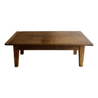 French Farmhouse Coffee Table in Oak For Sale