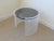 1970's Circular Lucite Side Table With Glass Top For Sale - Image 4 of 8