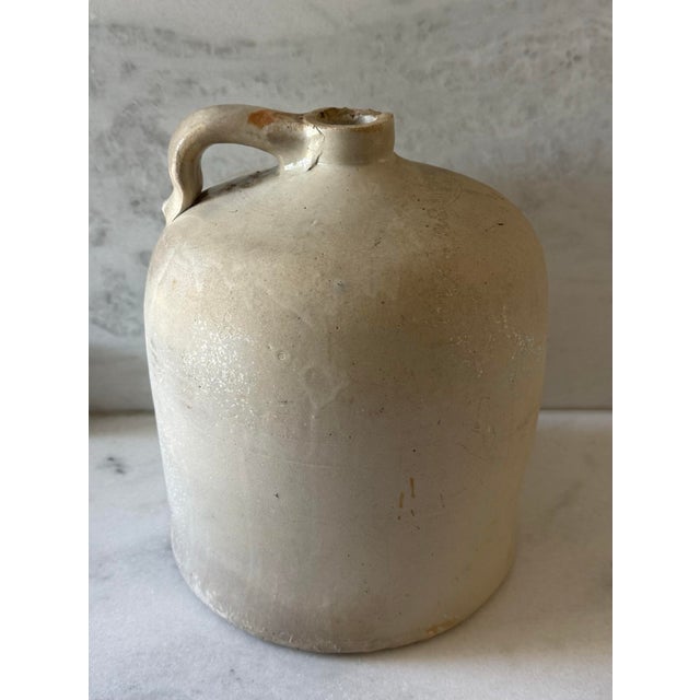 Farmhouse Vintage Stoneware Crock Jug For Sale - Image 3 of 10