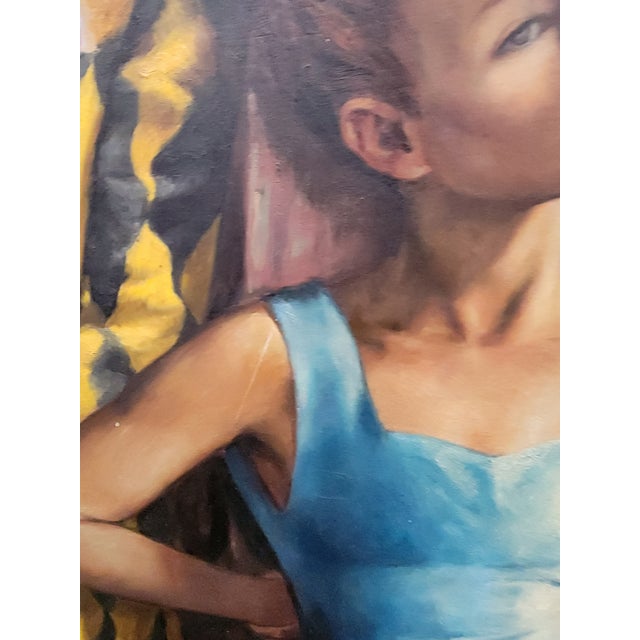 Painting by Max Hermann Clowns Circa. 1948 Large-Scale For Sale - Image 4 of 15