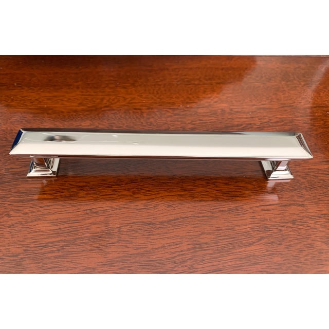 Restoration Hardware Quincy Polished Nickel Pull Chairish