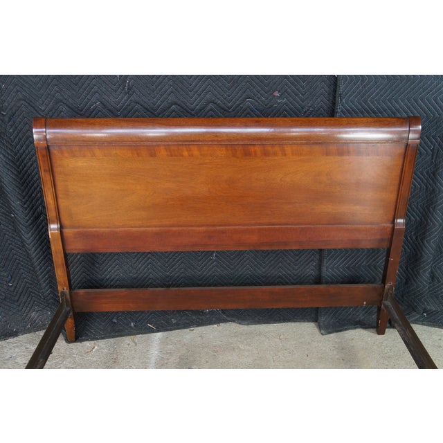 Mid Century Broyhill Mahogany Full Size Bed For Sale - Image 12 of 12