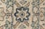 Persian 1920s Persian Meshad Botanic, Beige, Brown and Black Handwoven Wool Rug For Sale - Image 3 of 8