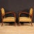 Brown Set of Art Deco Style Armchairs For Sale - Image 8 of 13