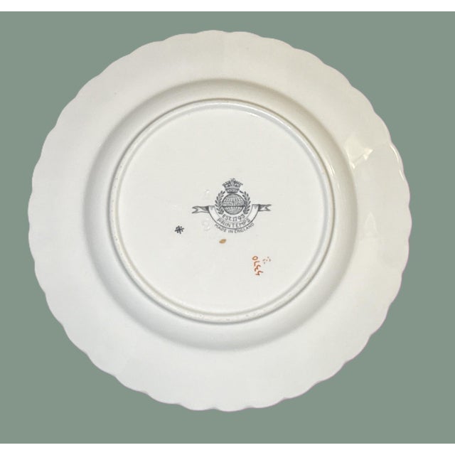 Minton English Fine Bone China Plates - Set of 7 For Sale - Image 11 of 11