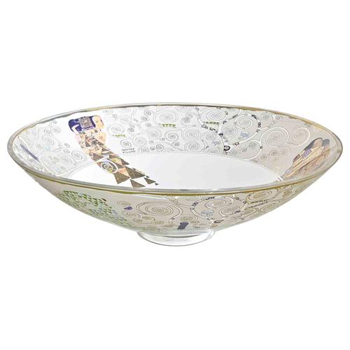 Large Artis Orbis Gustav Klimt Bowl Centerpiece from Goebel, Mid-20th Century For Sale - Image 5 of 5