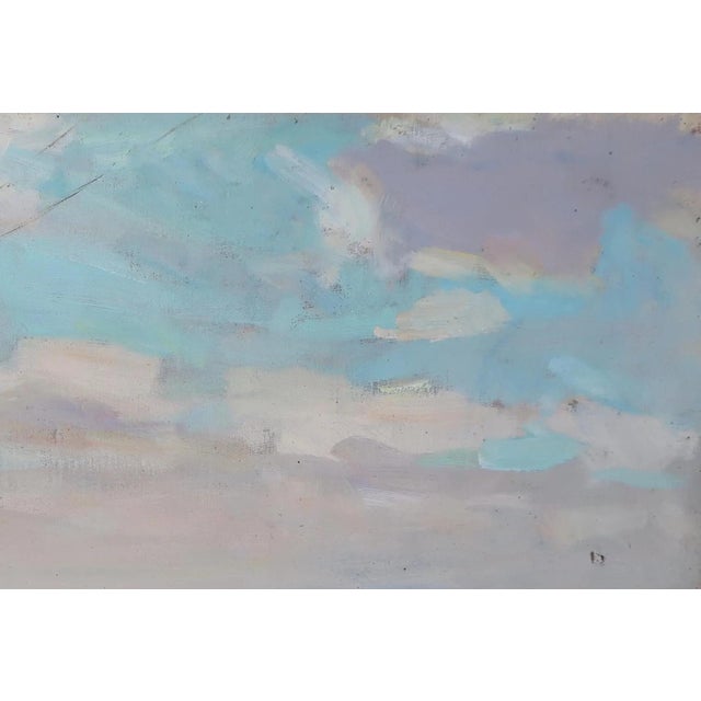 Realism Vintage Ukrainian Landscape Oil Painting, Soviet Impressionism, 1970s 42-63 For Sale - Image 3 of 6