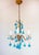 Italian Chandelier in Gilt Metal with Murano Glass Drops, 1960 For Sale - Image 9 of 9