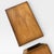 Wood Pair of Mid-Century Modern Oak Nightstands With Paneled Drawer Fronts For Sale - Image 7 of 18