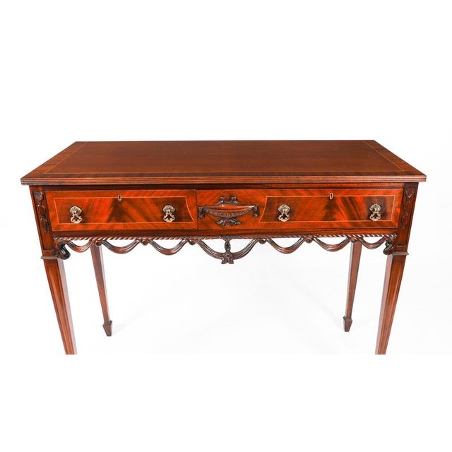 Hollywood Regency Vintage Cutlery Console Table from Maple & Co., Late 20th Century For Sale - Image 3 of 17