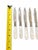 Hollywood Regency Vintage Aetna by Landers, Frary & Clark Mother-of-Pearl Fruit Knives – Set of 6 For Sale - Image 3 of 5