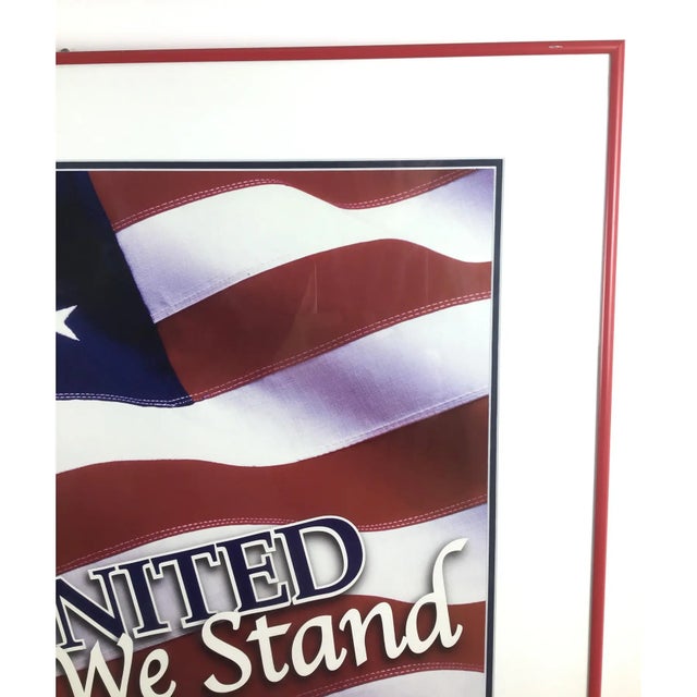 American Vintage Framed Print American Flag For Sale - Image 3 of 9
