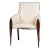 Dakota Jackson Ke-Zu White Leather Arm Chair For Sale