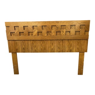 Lane Brutalist Queen Size Headboard For Sale