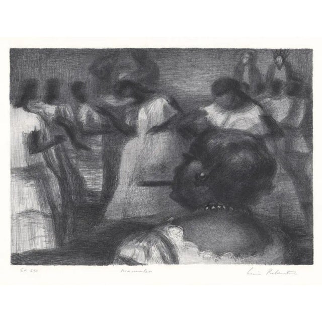 1963 Lewis Rubenstein Macumba Lithograph For Sale - Image 4 of 4