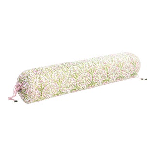 Cotton Block Print Bolster | Vera For Sale