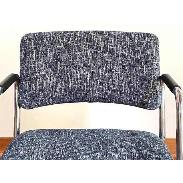 Vintage Steelcase Custom Cantilever Chair For Sale - Image 9 of 11