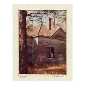 1980 Charles Burkhead Abandoned House Photograph