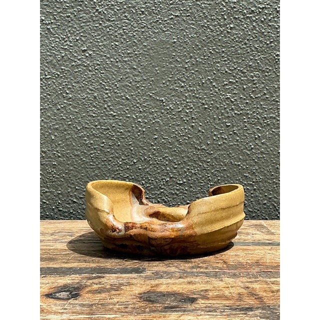 Vintage Abstract Form Ceramic Bowl For Sale - Image 11 of 17