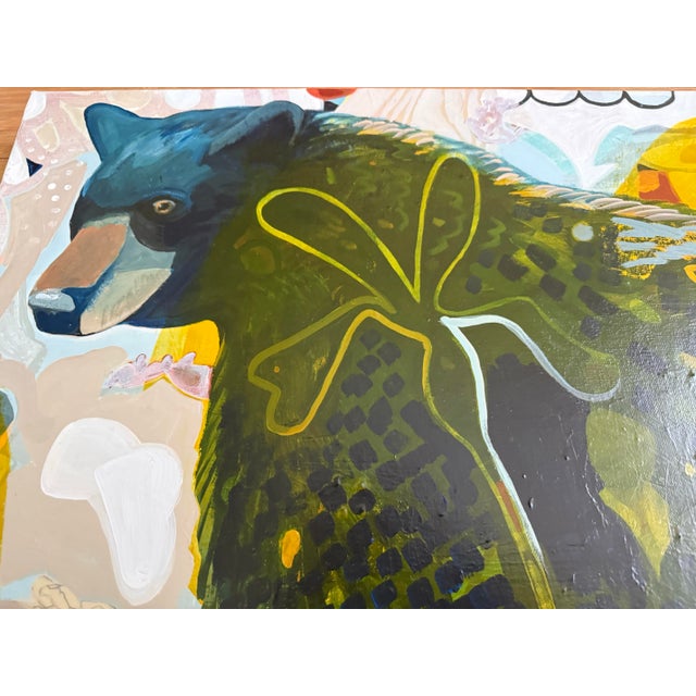 2020s “Big Boy” a Bear Painting LWren Walraven For Sale - Image 5 of 6