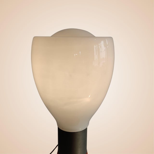Orange Birillo Floor Lamp from Mazzega, Italy, 1960s For Sale - Image 8 of 16