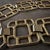 1960s Brass Square Links Italian Belt For Sale - Image 6 of 10