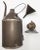 Black Carbide Coal Miners Lamp With Coal Oil Can and Tin Funnel by Justrite Areamlined For Sale - Image 8 of 9