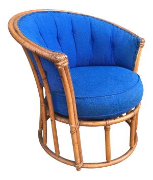1940s Vintage Heywood Wakefield AshCraft Barrel Chair