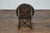 19th Century English Faux Bamboo Side Table with Zebra Hide Top and Casters For Sale - Image 12 of 12