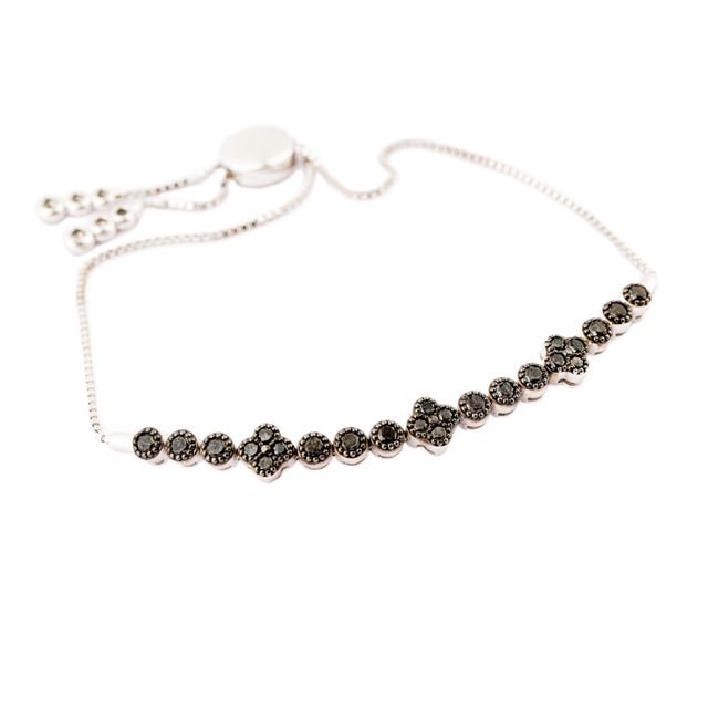 Natural diamond 0.82cts bracelet in 18k gold For Sale - Image 11 of 18